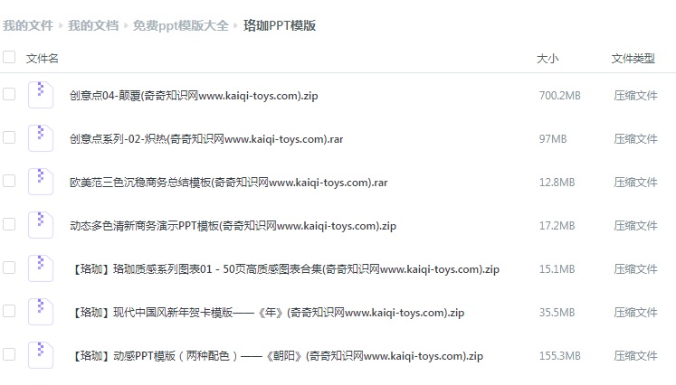ppt模版